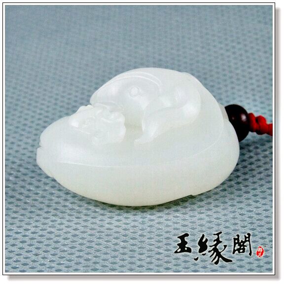 羊脂白玉挂件  样样如意