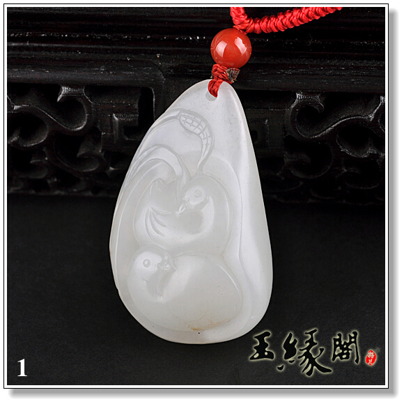 白玉籽料挂件 吉祥【两款】