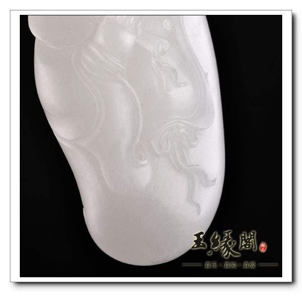 羊脂玉籽料挂件 弥勒佛