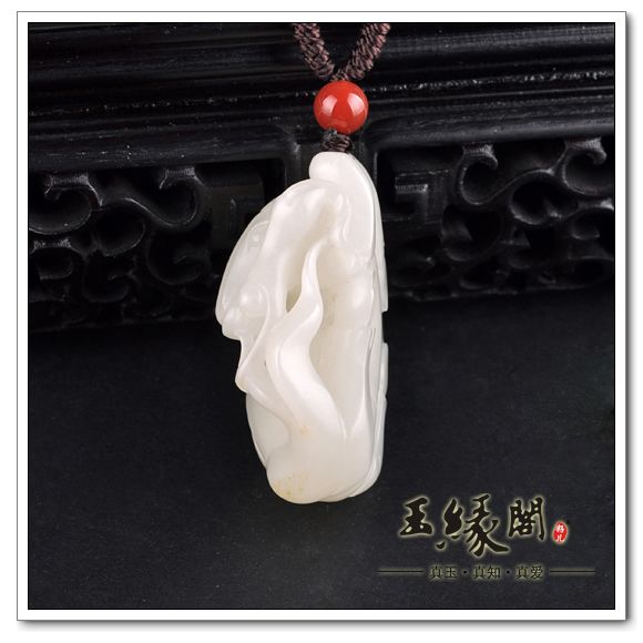 白玉籽料挂件 马上封侯