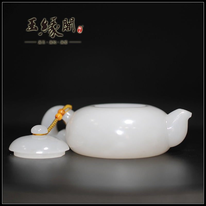 和田白玉摆件 素壶