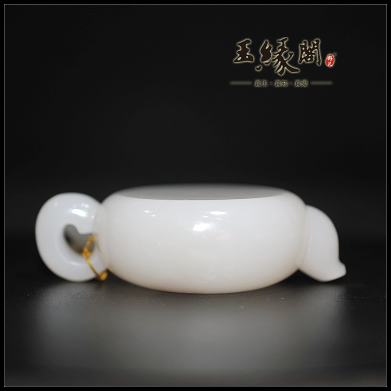 和田白玉摆件 素壶