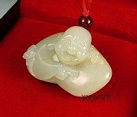 白玉籽料 佛引福来